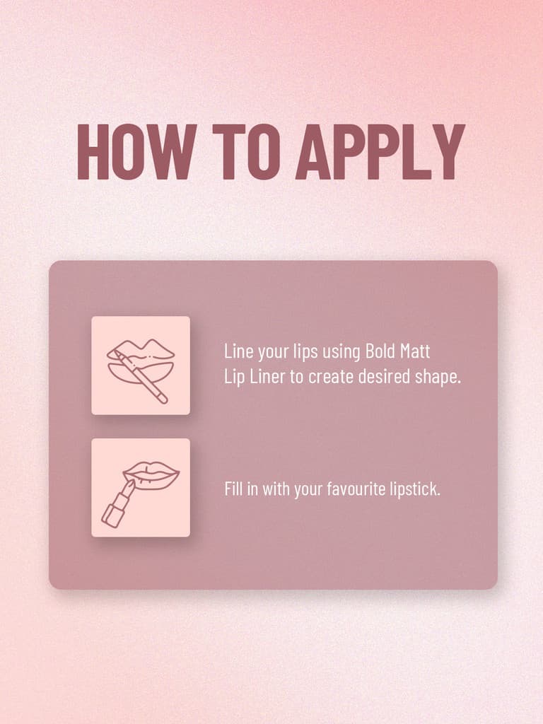 SWISS BEAUTY Bold Matte Lipliner Pencil 1.6g