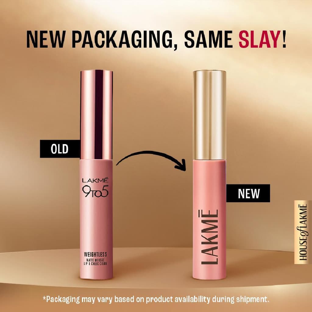 Lakmé Double Duty Lip & Cheek Mousse Matte Lipstick & Soft Blush