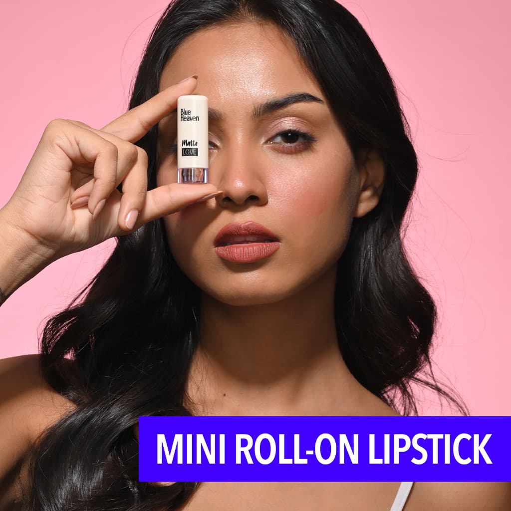 BLUE HEAVEN Matte Love Long Lasting Hydrating Mini Lipsticks for women combo pack of 10