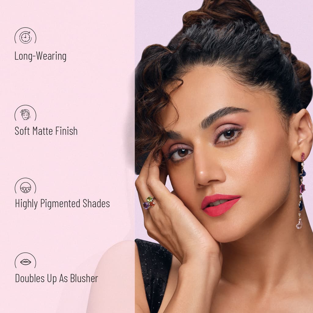 SWISS BEAUTY All About Lip Palette | 10 Pigmented Shades | Creamy Matte | Travel