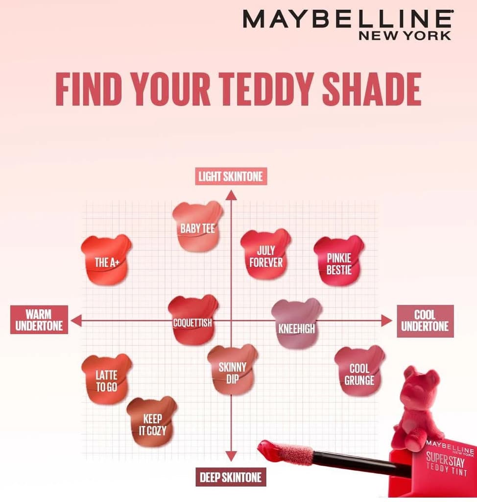 MAYBELLINE NEW YORK Superstay Teddy Tint -  July Forever