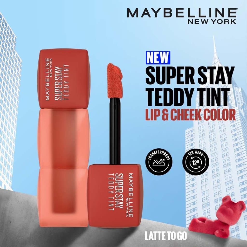 MAYBELLINE NEW YORK Superstay Teddy Lip n Cheek Latte To Go