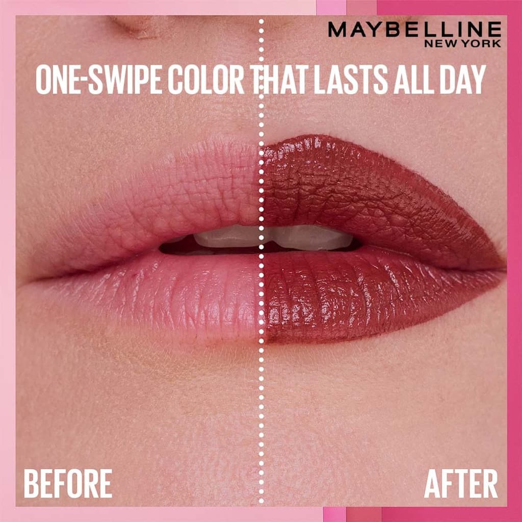 MAYBELLINE NEW YORK Serum Lipstick (Matte) 8Hr Hydrated color - 001 Crop Top