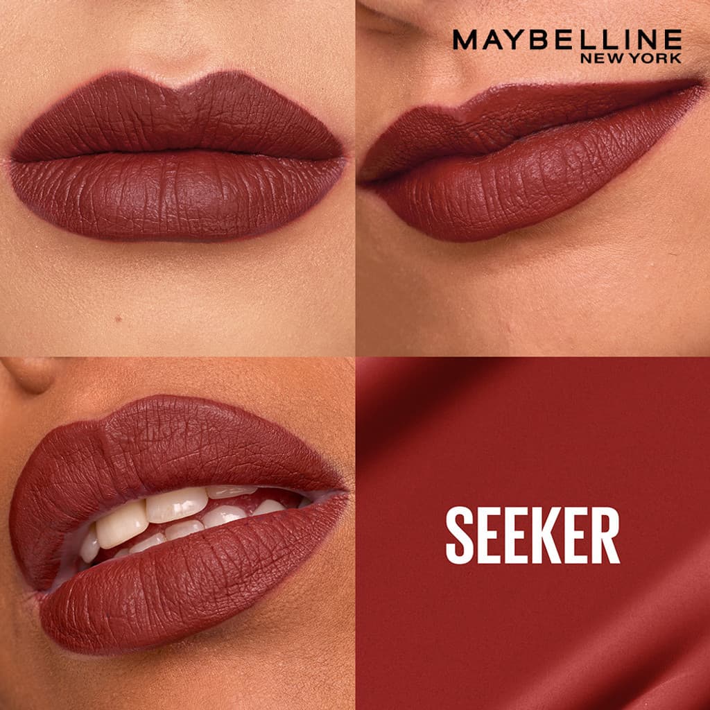 MAYBELLINE NEW YORK Super Stay Matte Ink Liquid Lipstick, Seeker