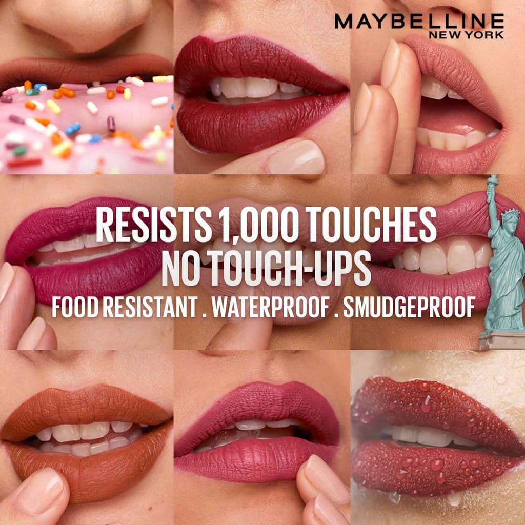 MAYBELLINE NEW YORK Super Stay Matte Ink Liquid Lipstick, Seeker