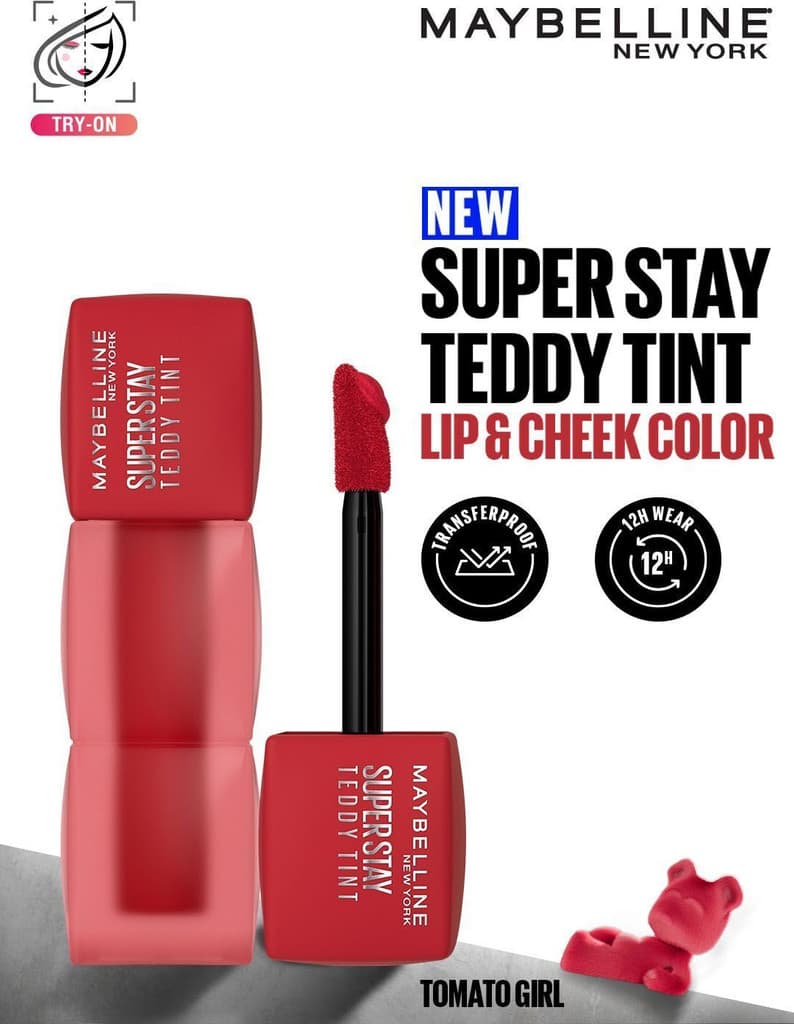 MAYBELLINE NEW YORK Superstay Teddy - Lip Cheek Tomato Girl