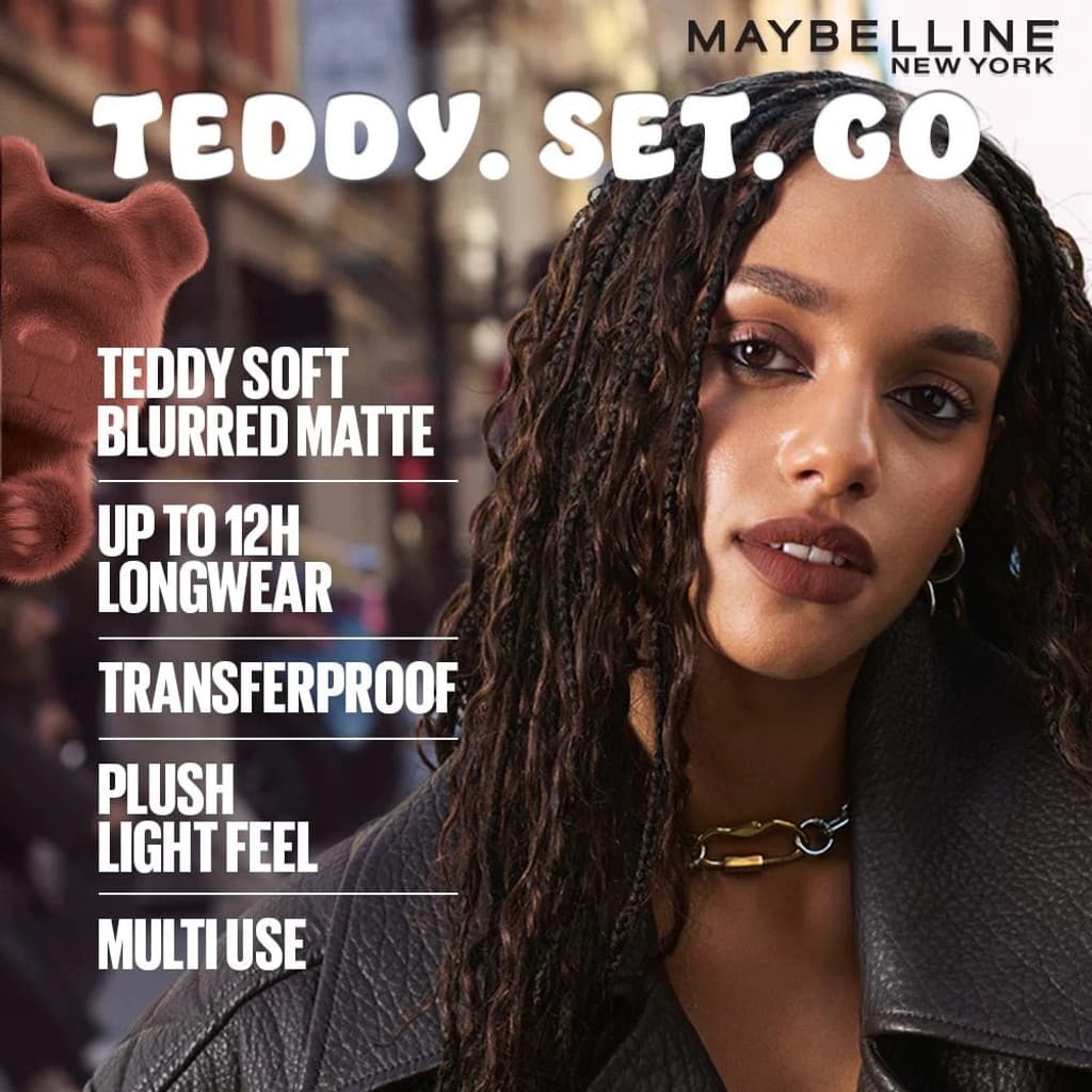 MAYBELLINE NEW YORK Superstay Teddy Tint - Lip and Cheek Color | Buffed Out