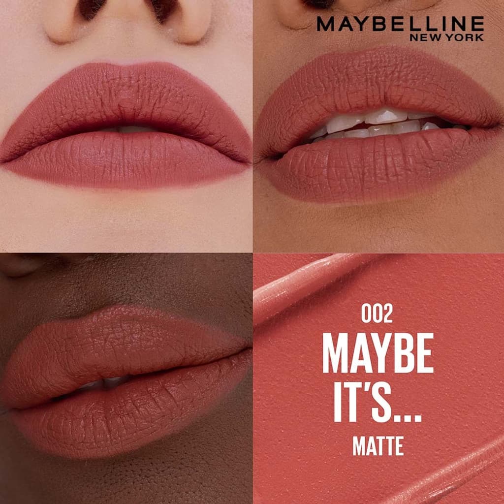 MAYBELLINE NEW YORK Serum Lipstick (Matte) 8Hr Hydrated color - 002 Maybe It's