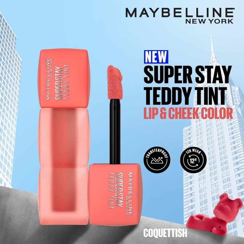 MAYBELLINE NEW YORK Superstay Teddy Lip n Cheek Coquettish