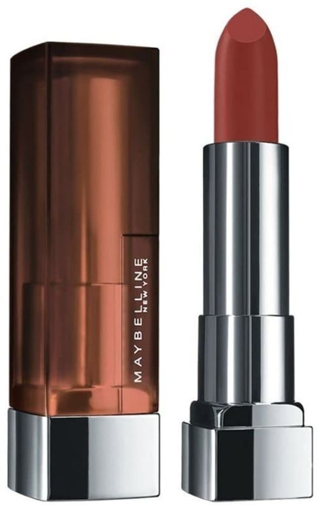 MAYBELLINE NEW YORK Color Sensational Creamy Matte Lipstick, 676 East Village Rose, 3.9g