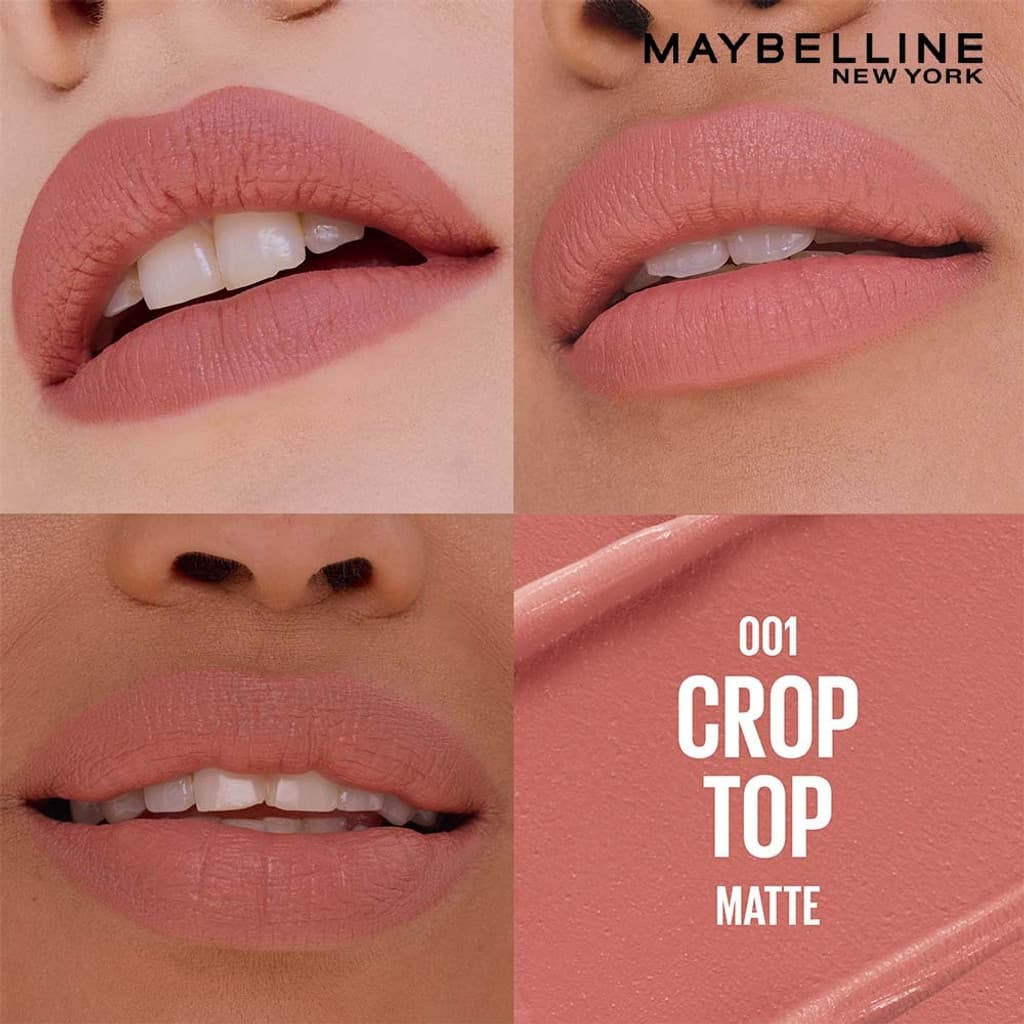MAYBELLINE NEW YORK Serum Lipstick (Matte) 8Hr Hydrated color - 001 Crop Top