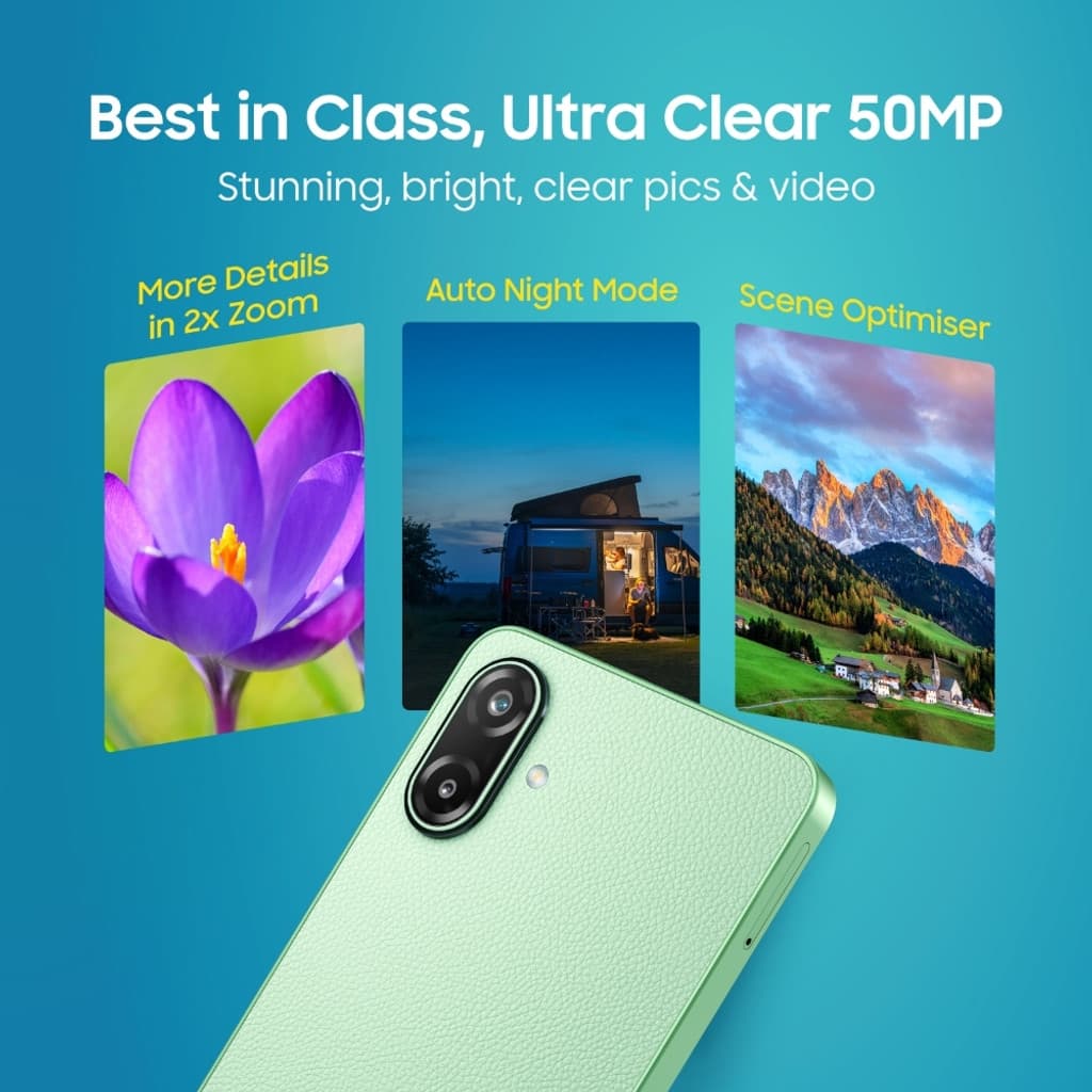 Samsung Galaxy F70e 5G (Limelight Green, 128 GB)