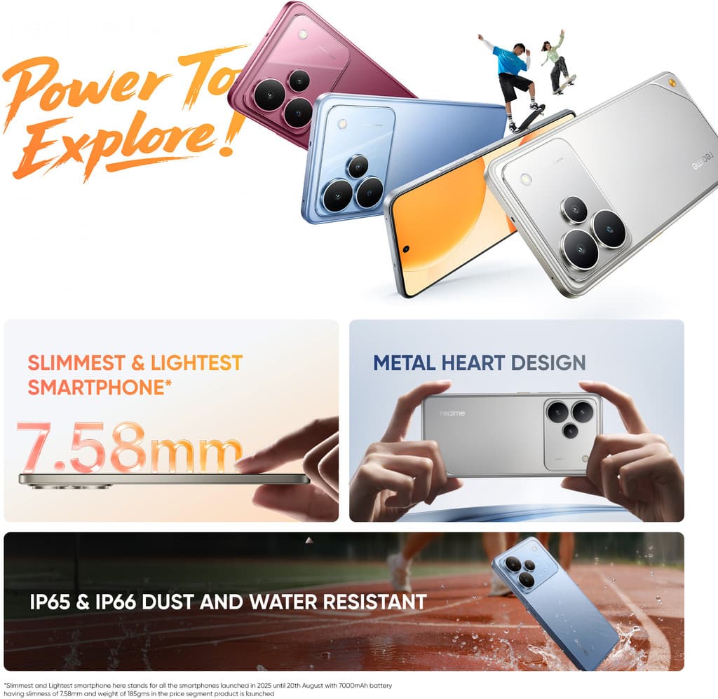 realme P4 5G (Steel Grey, 128 GB)