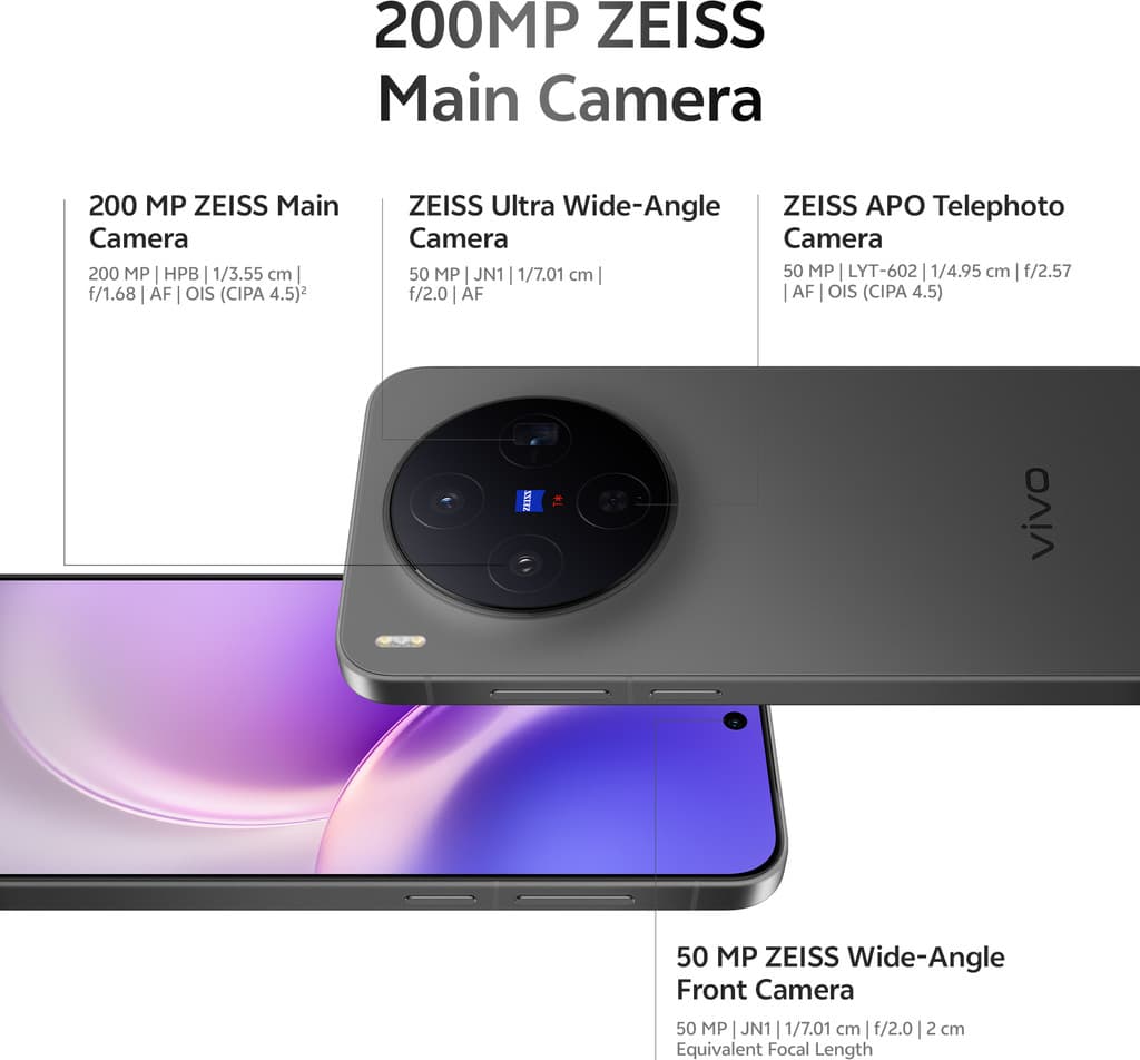 vivo X300 (Elite Black, 256 GB)