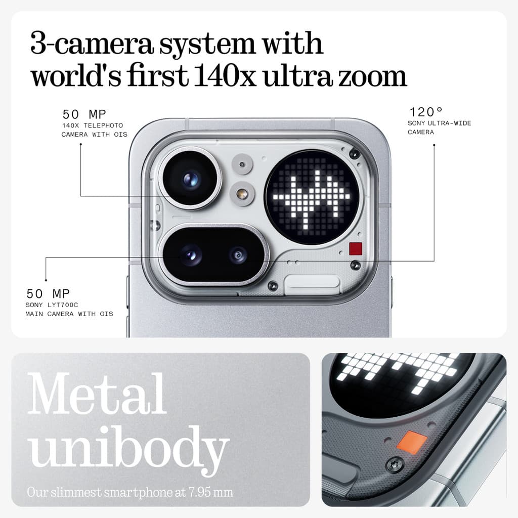 Nothing Phone (4a) Pro (Silver, 128 GB)