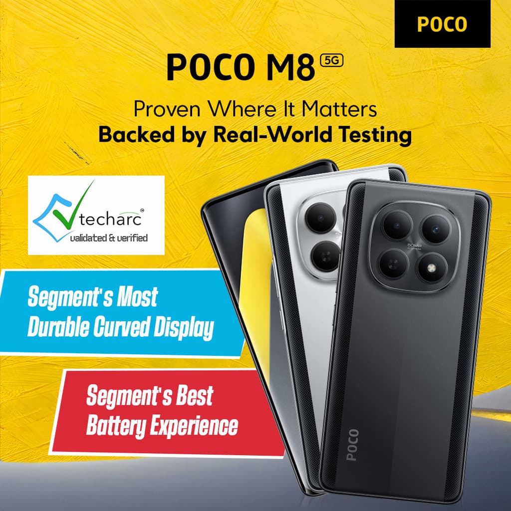 POCO M8 (Glacial Blue, 256 GB)