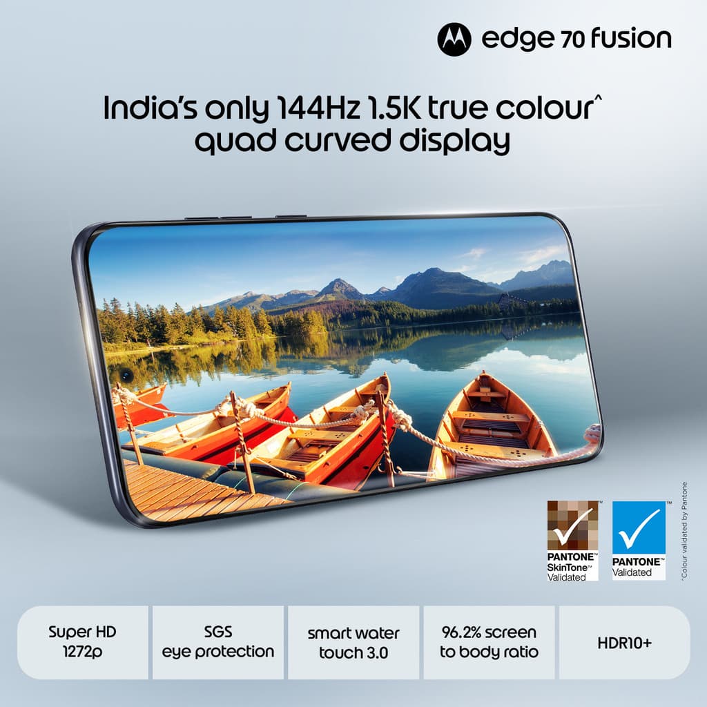 MOTOROLA Edge 70 Fusion (Pantone COUNTRY AIR, 256 GB)