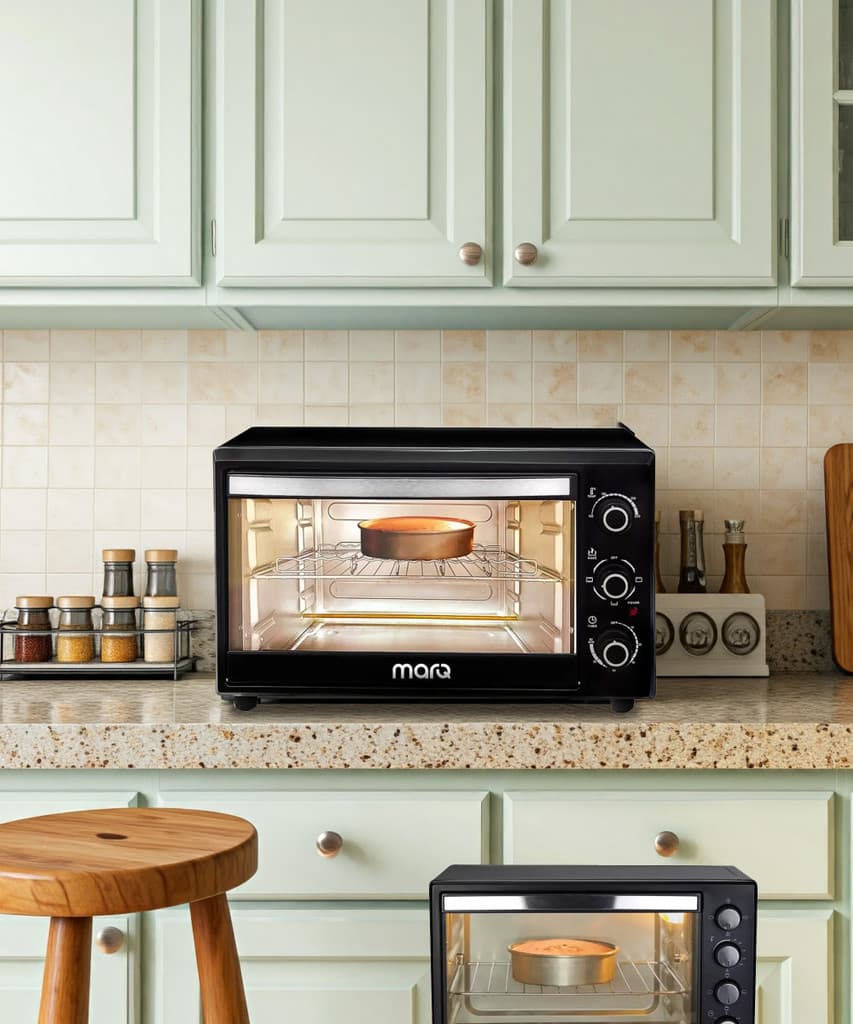 MarQ by Flipkart 33-Litre with 4 Skewers and Inbuilt light Oven Toaster Grill (OTG)