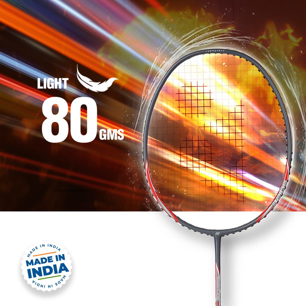 YONEX Nanoflare Speed 7 Red Strung Badminton Racquet