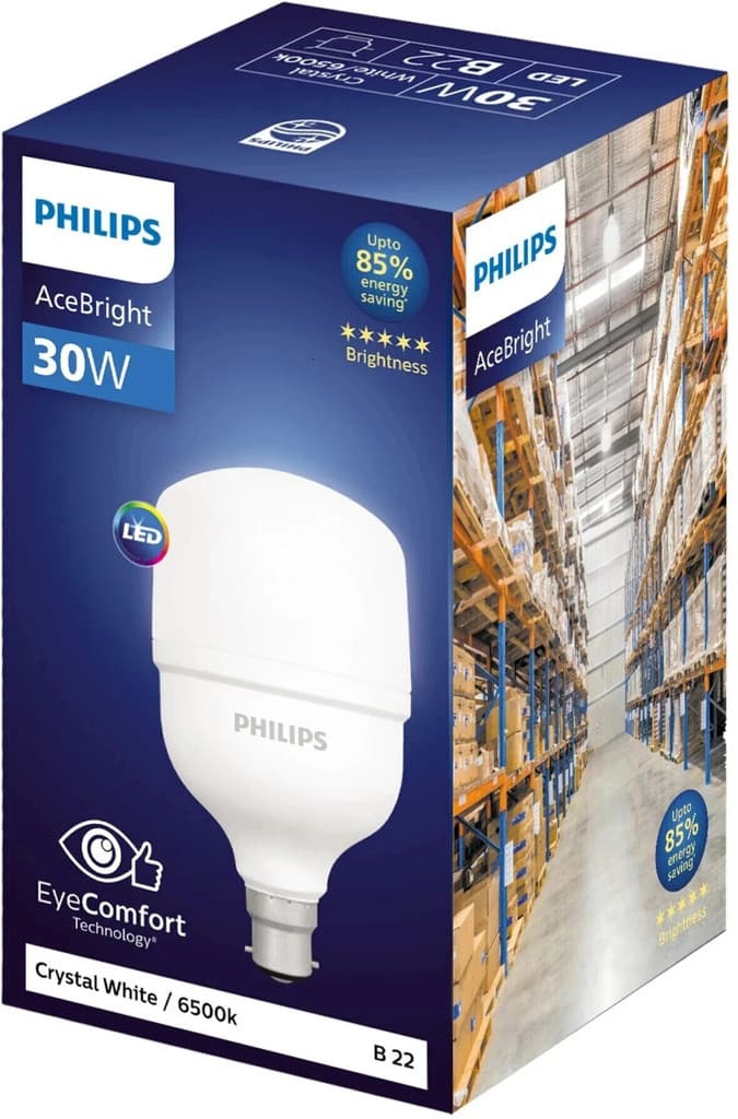 PHILIPS 30 W Basic Round B22 LED Bulb
