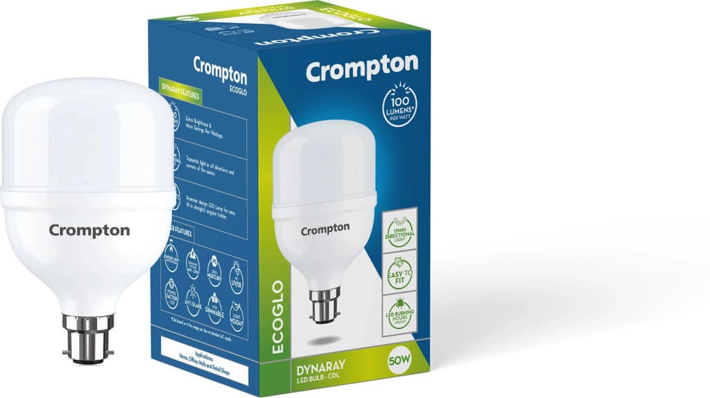 Crompton 50 W Basic Standard B22 LED Bulb