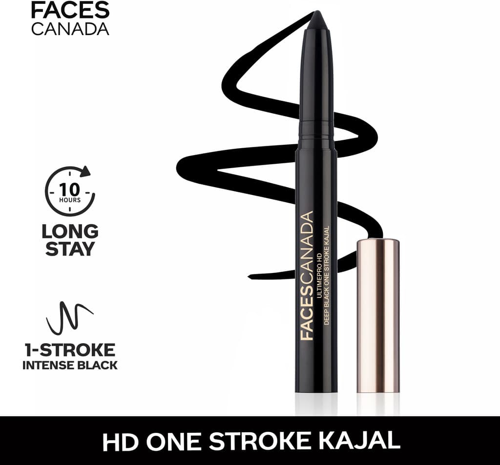 FACES CANADA Pro HD Deep Black One Stroke Kajal 1.4g