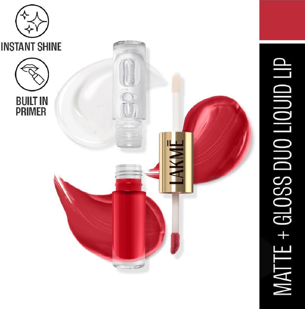 Lakmé 9 to 5 Matte to Glass Liquid Lip