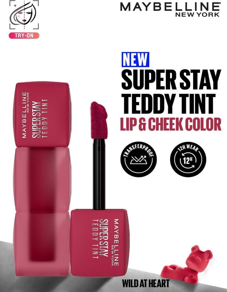 MAYBELLINE NEW YORK Superstay Teddy Lip n Cheek Wild At Heart