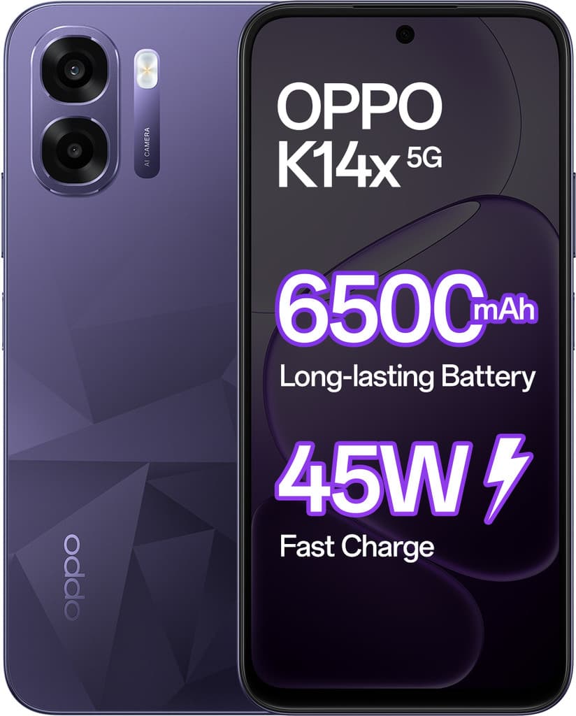 OPPO K14x 5G (Prism Violet, 128 GB)