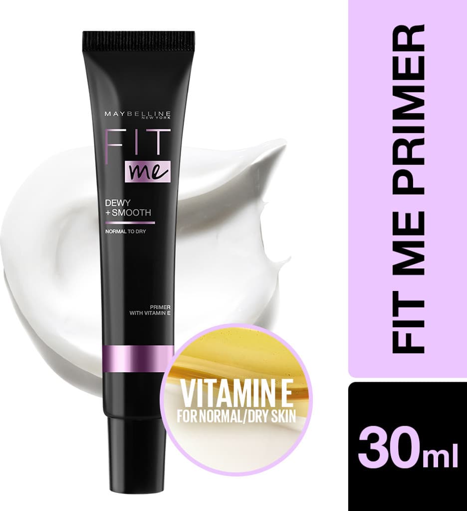 MAYBELLINE NEW YORK Fit Me Face Primer Dewy + Smooth, 30 ml Primer  - 30 ml