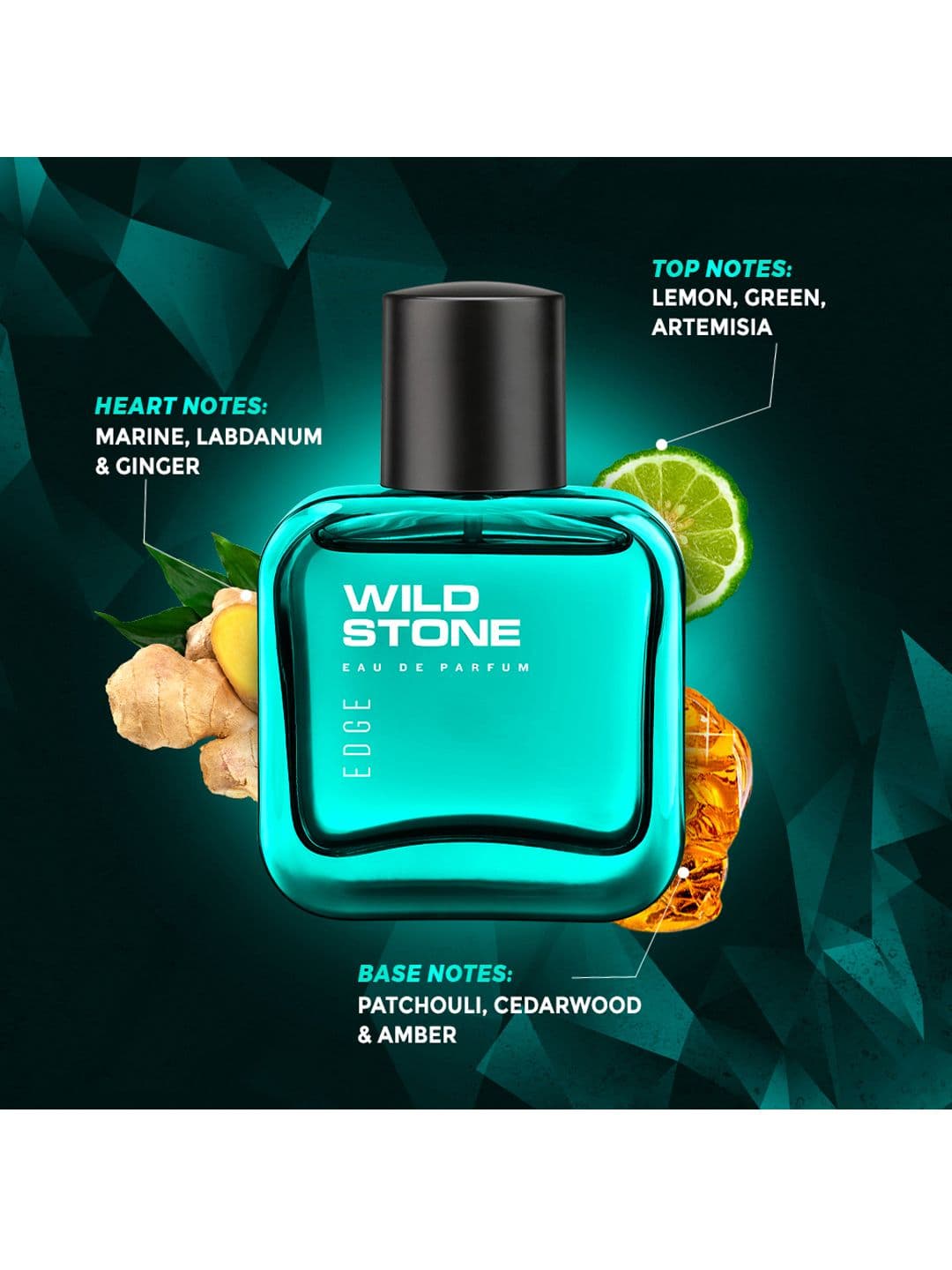 Wild stone Edge Eau de Parfum for Men - 50 ml