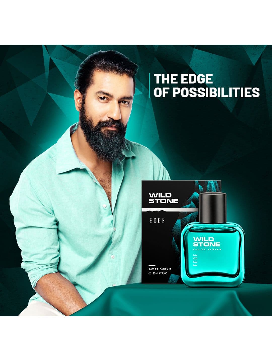 Wild stone Edge Eau de Parfum for Men - 50 ml