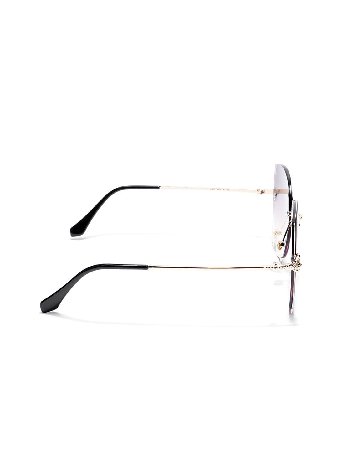 Voyage Women Brown Square Sunglasses S012MG2883