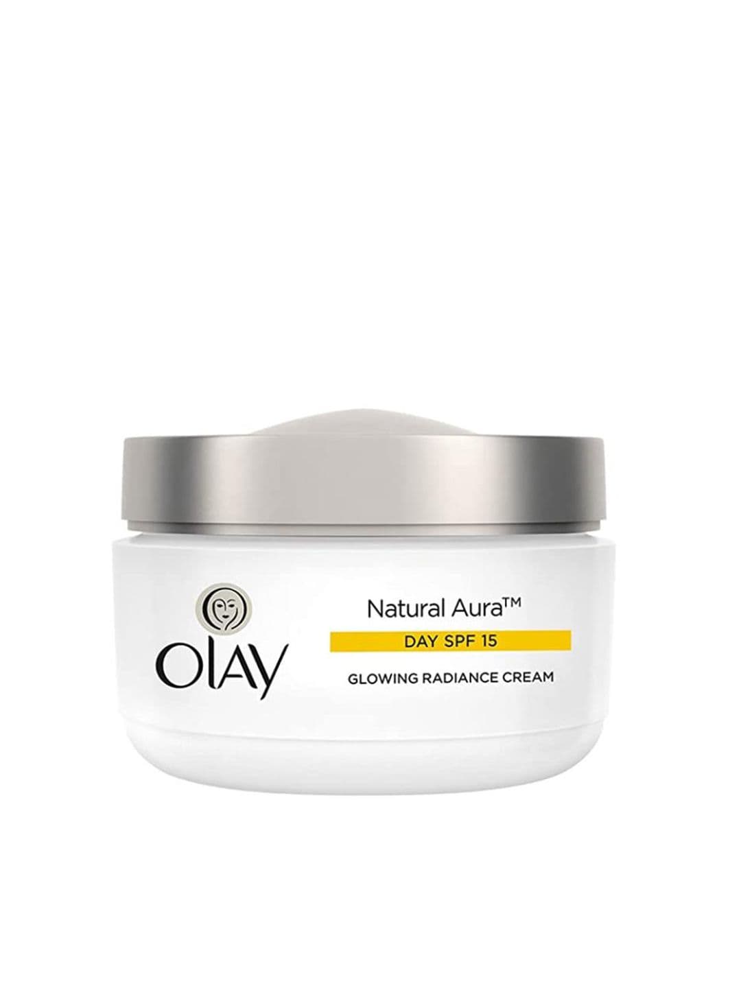Olay Natural Aura Glowing Radiance Day Cream with SPF15 with Vitamin B3, Pro B5 & E - 50g