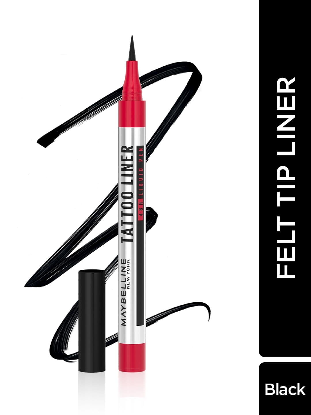 Maybelline New York Tattoo 48H Long Lasting Smudge Proof Pen EyeLiner 1g - Black