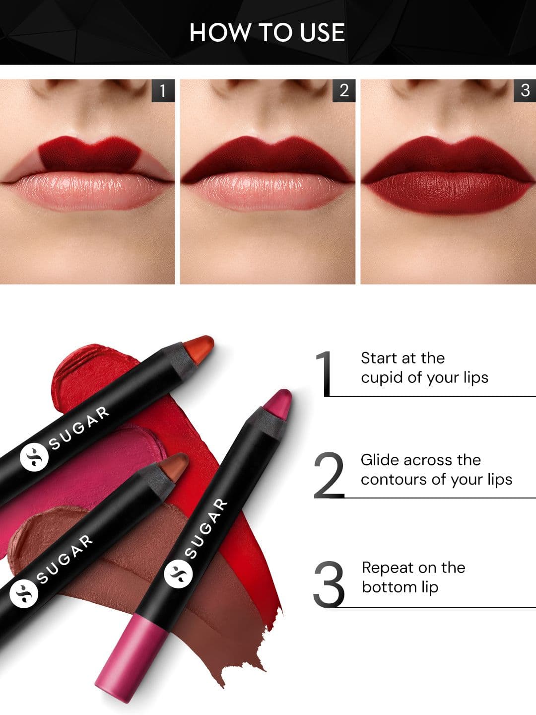 SUGAR Matte As Hell Crayon Lipstick with Sharpener - Donna Pinciotti 22