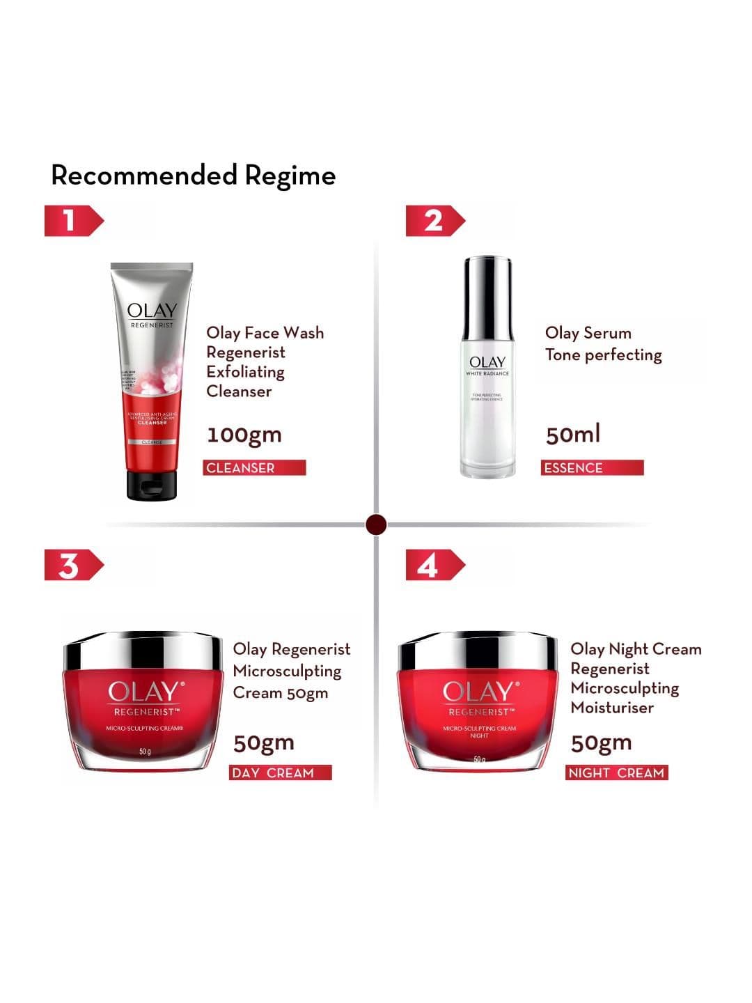 Olay Regenerist Microsculpting Day Cream for Plump & Bouncy Skin with Hyaluronic Acid- 10g