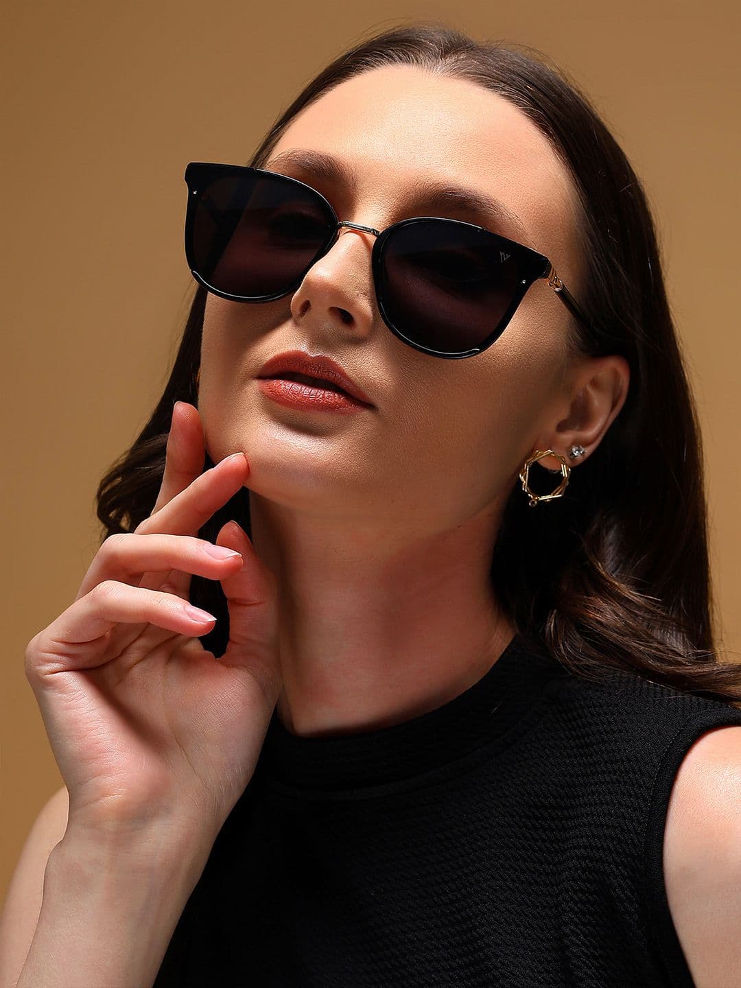 Voyage Women Oval UV Protected Sunglasses B6101MG3175