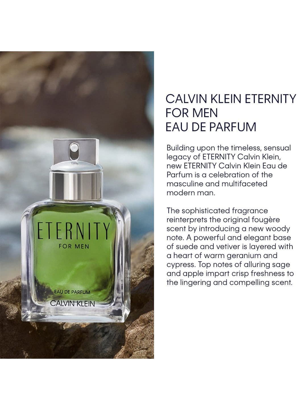 Calvin Klein Men Eternity Eau de Parfum 100 ml