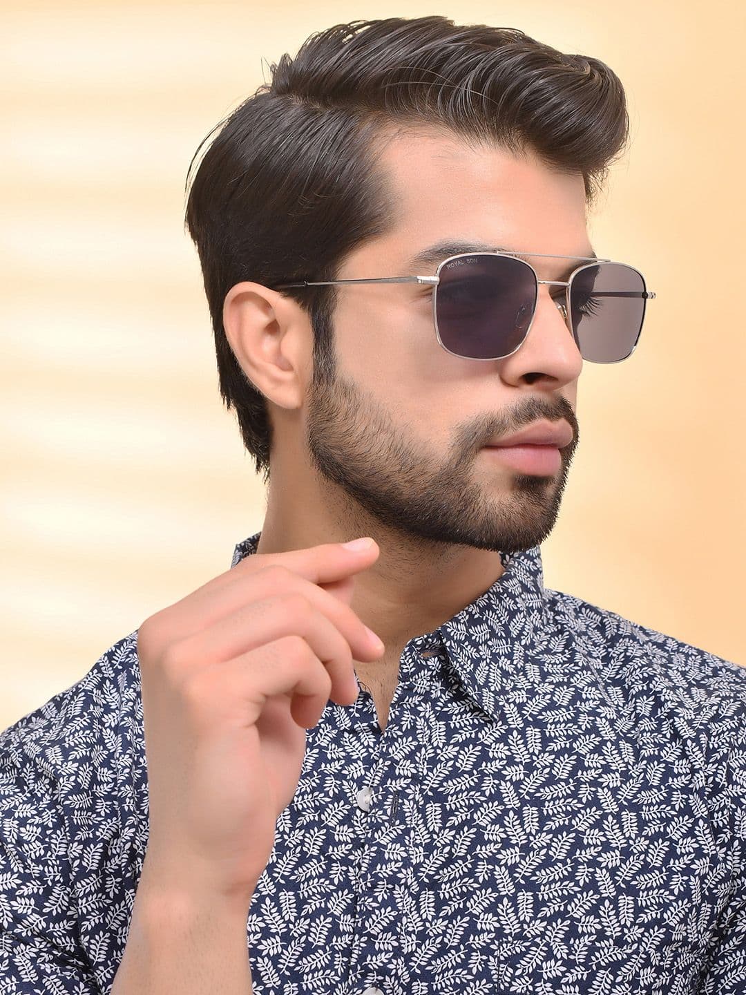 ROYAL SON Unisex UV Protected Lens Square Sunglasses RS0038AV