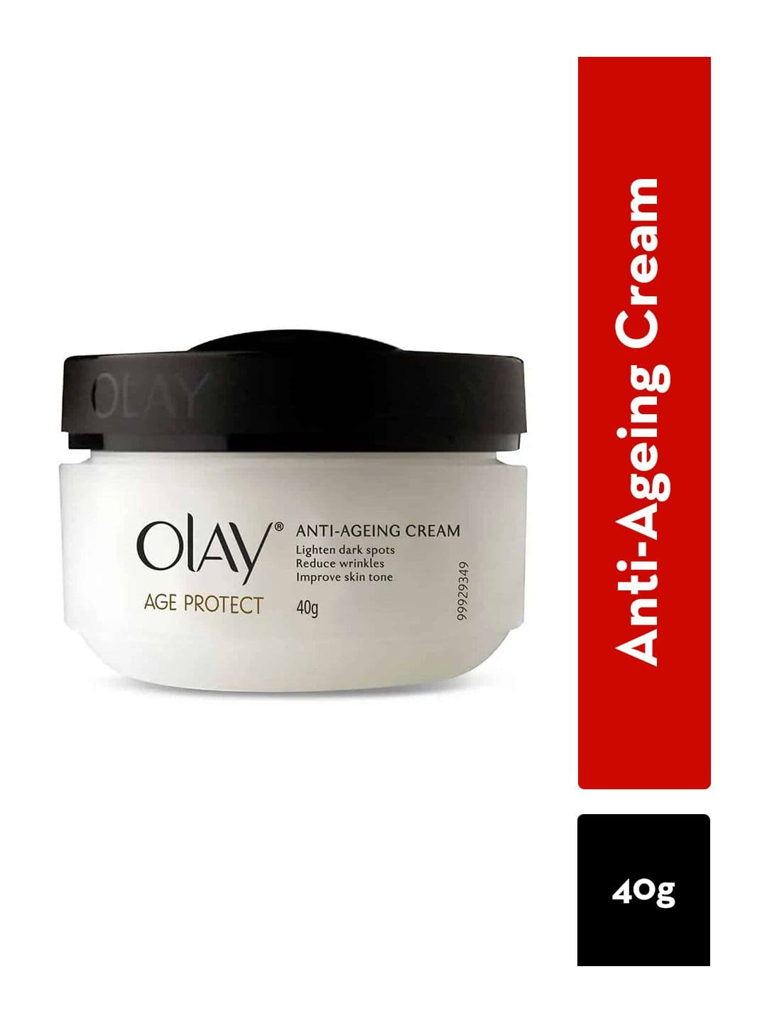 Olay Age Protect Anti-Ageing Cream - Reduces Wrinkles With Salicylic Acid & BHA - 40g