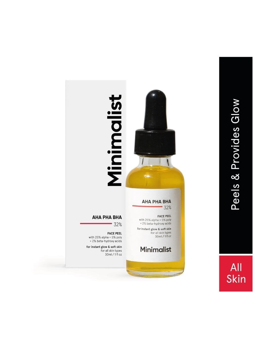 Minimalist AHA 25% + PHA 5% + BHA 2% Peeling Solution 30 ml