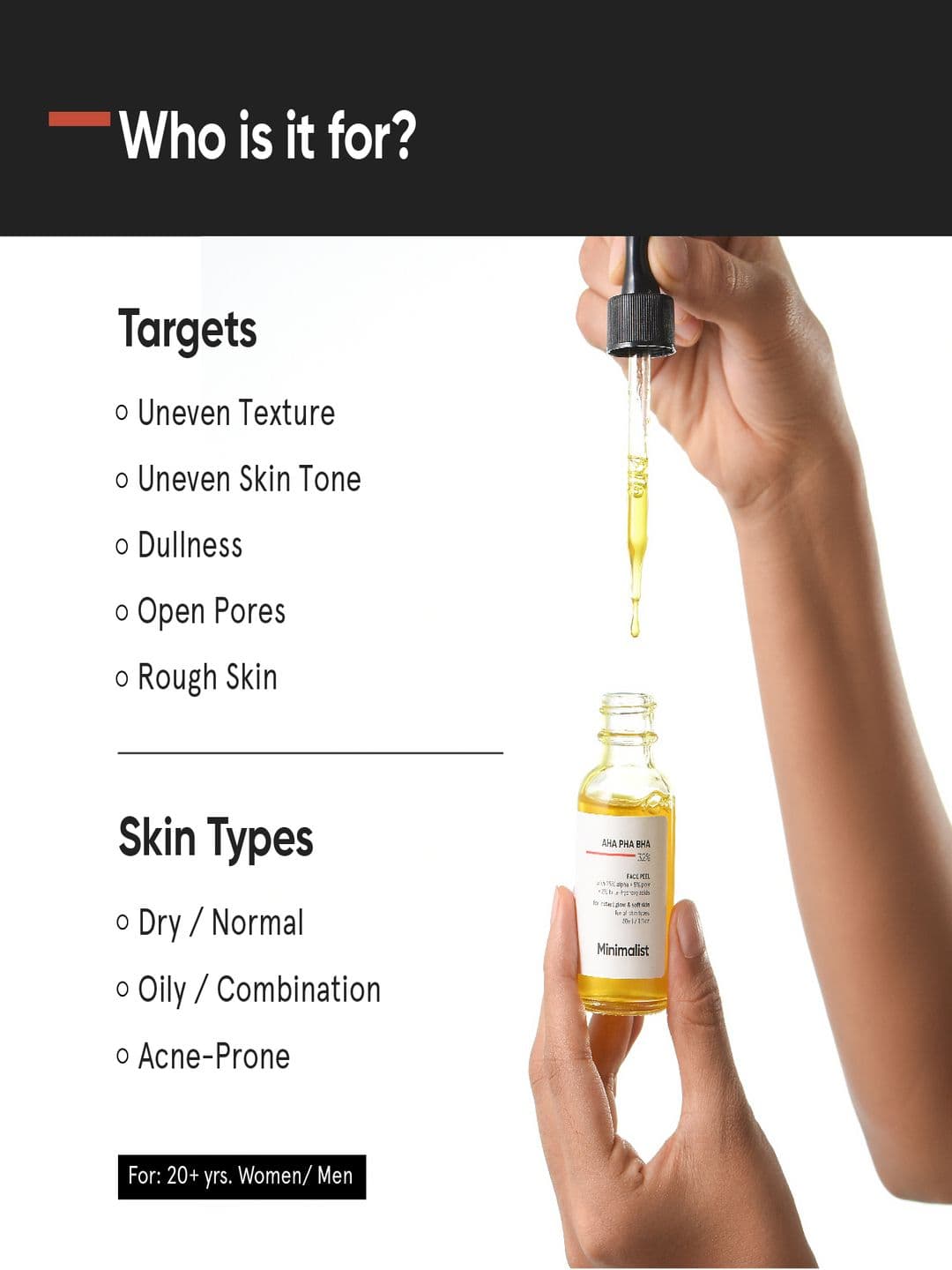 Minimalist AHA 25% + PHA 5% + BHA 2% Peeling Solution 30 ml