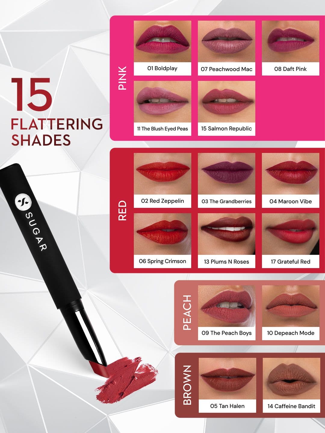 SUGAR Matte Attack Transferproof Lipstick - 14 Caffeine Bandit