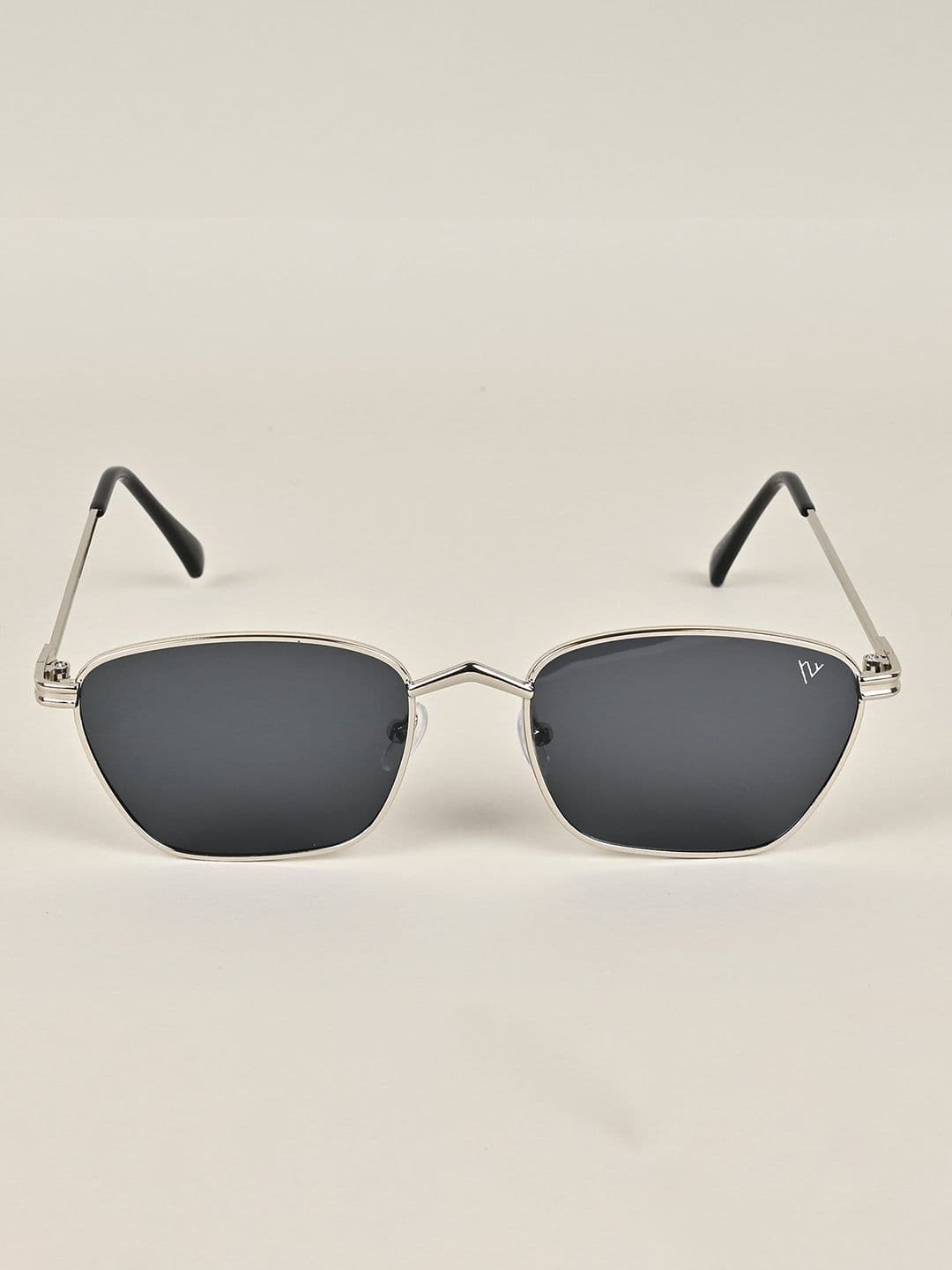 Voyage Women Black Lens Rectangle Sunglasses with UV Protected Lens B80389MG3456C