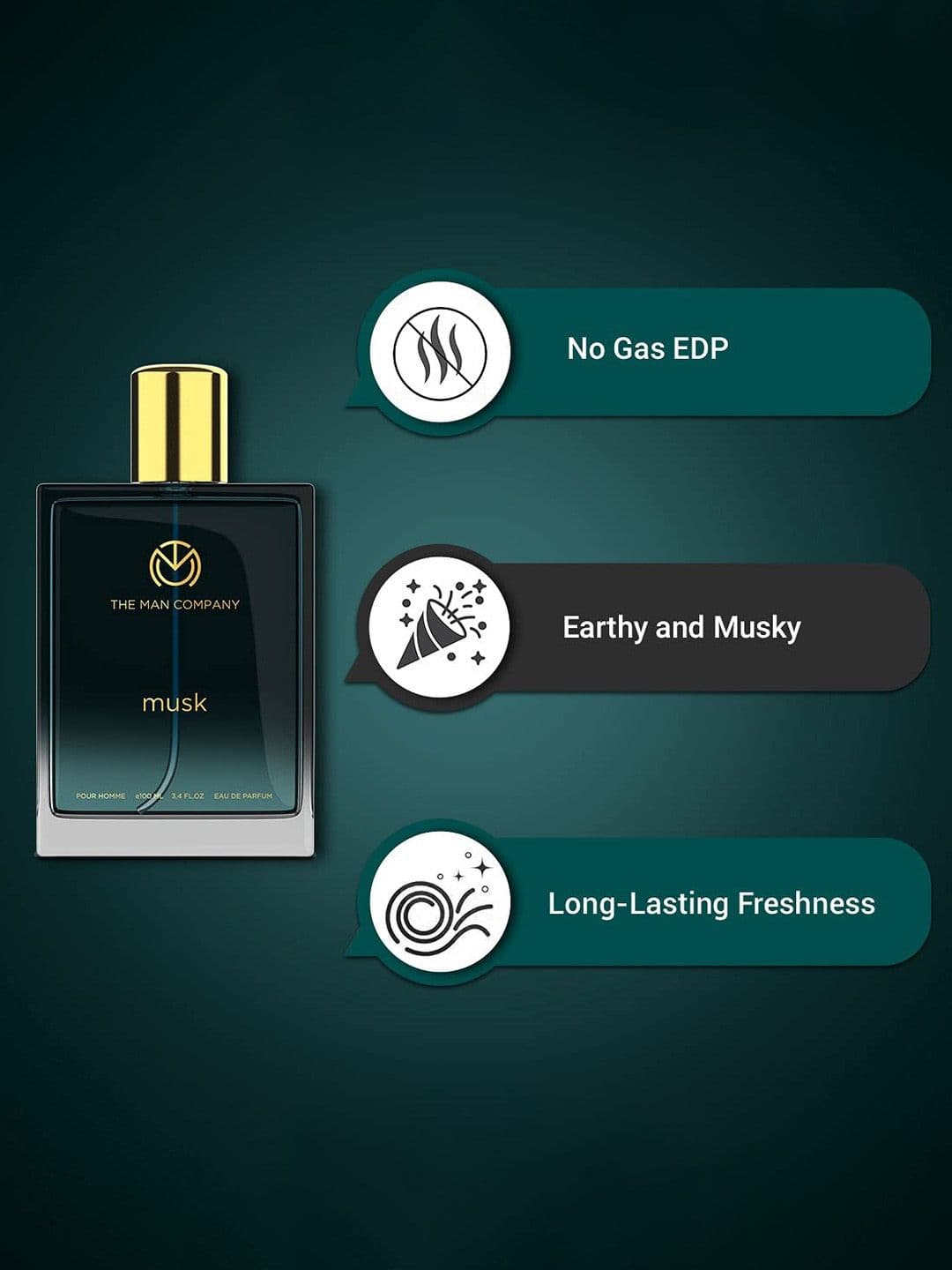 THE MAN COMPANY Musk EDP for Men - 100 ml