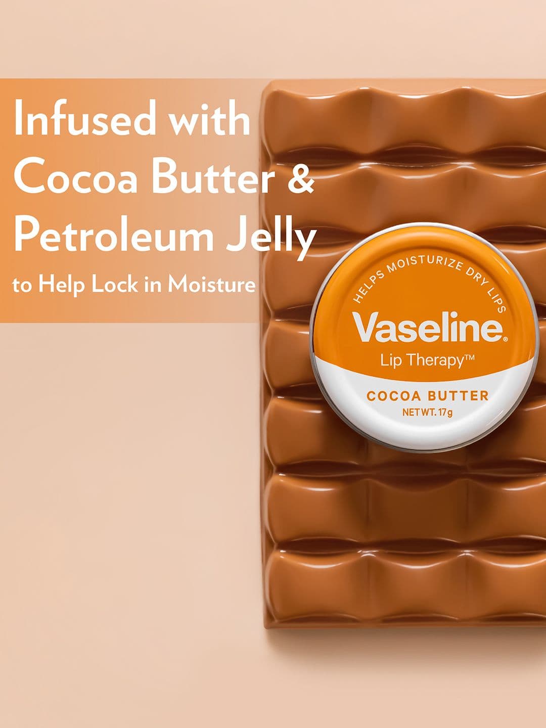 Vaseline Lip Therapy Cocoa Butter Lip Tin 17g