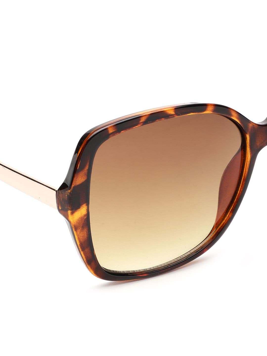 Carlton London Women Yellow Lens & Brown Oversized Sunglasses UV Protected Lens CLSW007