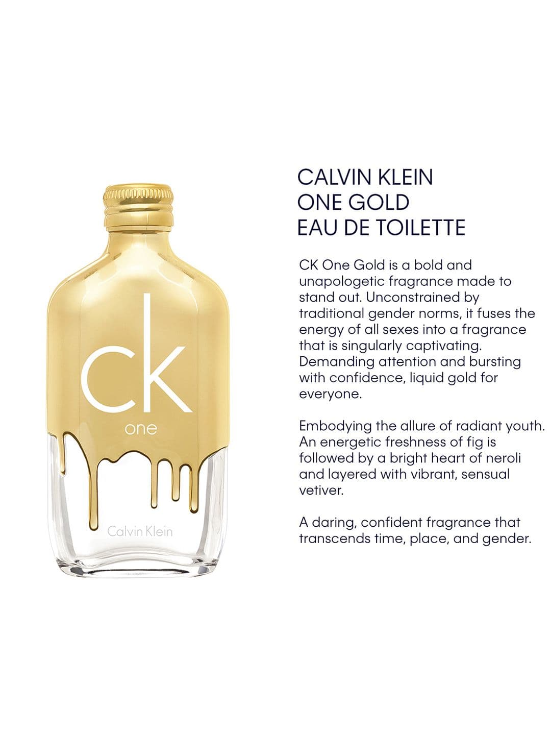 Calvin Klein CK One Gold Eau de Toilette - 100 ml