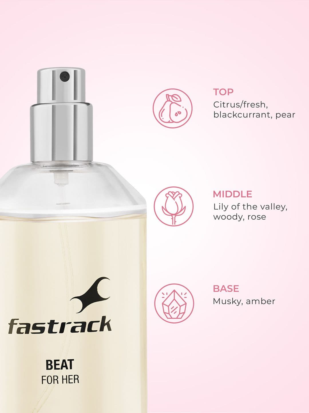 Fastrack Women Bold Beat Perfume 100ml